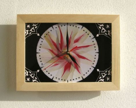 ceas de perete "floral"