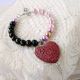 Bratara "Raspberry chocolate love"