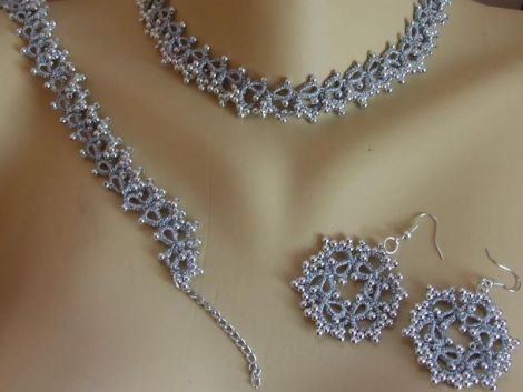 Set dantela frivolite