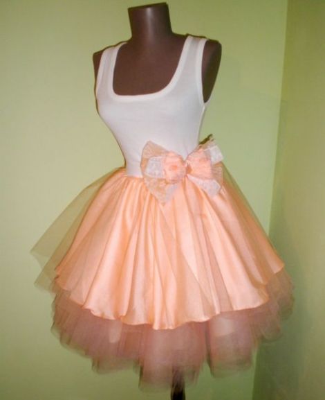 Salmon Balerina Skirt