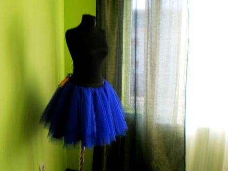 Electric-Blue Balerina Skirt-Soft