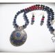 Set lapis-lazuli si coral rosu