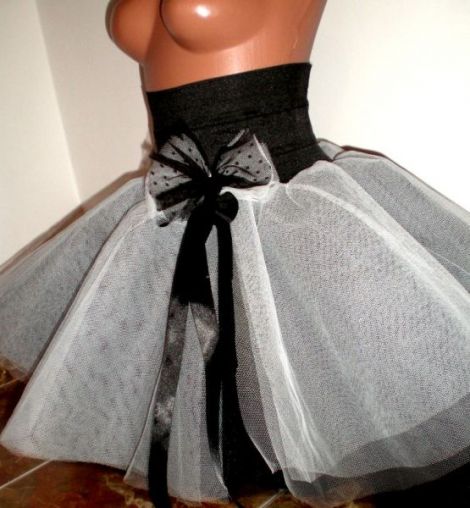 Grey  Black  Cool Balerina Skirt