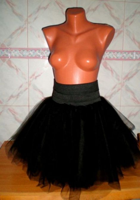 Glow Black Balerina Skirt