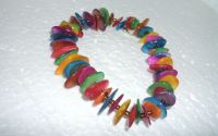 Bratara sidef multicolor stil chips