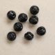 Margele sticla Cehia negre x1buc