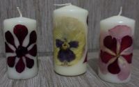 Set lumanari decorate handmade