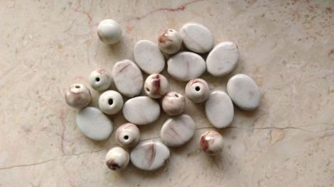 Mix margele ceramica 48 buc