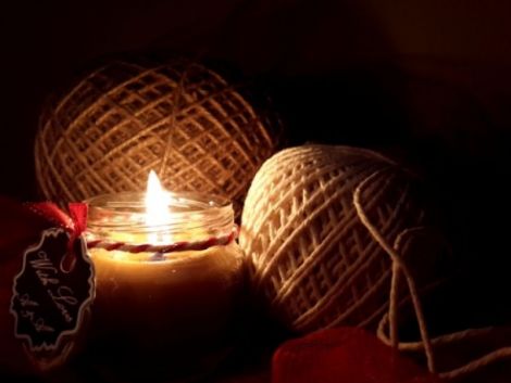 Luminari decorative din ceara naturala Handmade