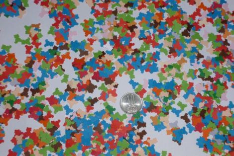 confetti ursuleti din carton