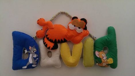 Litere volumetrice handmade decor copii