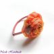 Orange Spring - cordeluta flori satin