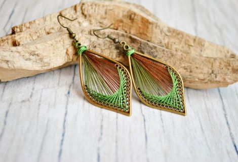 Cercei inspiratie peruviana