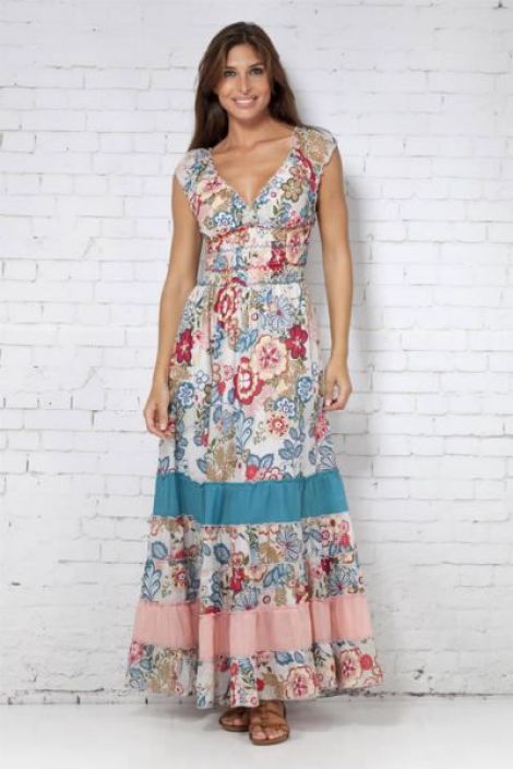  Rochie hippie lunga 