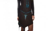  Rochie asimetrica tip sarafan 