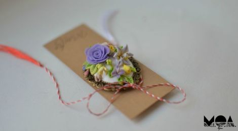 Martisor brosa lucrat manual