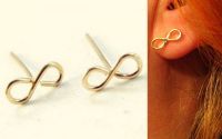 Cercei Delicati Auriti Infinity Love  