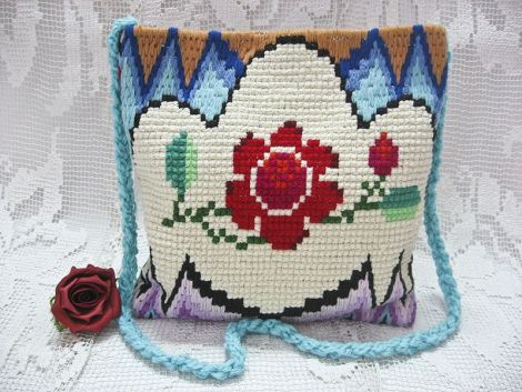 Geanta Rose Blue