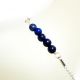 Bratara argint si lapis lazuli