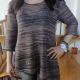 Bluza mov cu tinte
