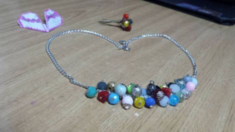 Colier multicolor ciorchine