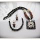 Set- onix negru si perle de cultura