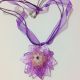 pandantiv floare ametist