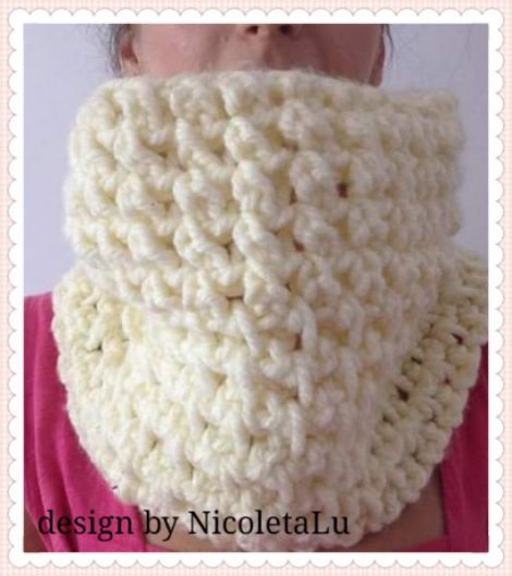 Fular guler crochetat