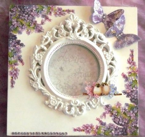 Liliac - cutie de bijuterii i ornamental
