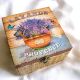 Cutie din lemn -lavanda - 