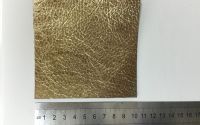 Piele naturala aurie 10x10