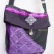 geanta violet dantelat