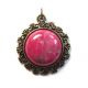 Pandantiv howlite pink 671