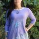 Tricou pictat manual "Butterfly"