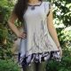 Tricou pictat manual "Jocul culorilor"