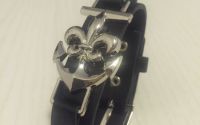Bratara din piele naturala accesoriu ROCK