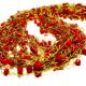 Colier crosetat Golden and Red