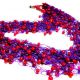 Colier crosetat Purple and Red 