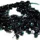 Colier crosetat Black and Dark Green 