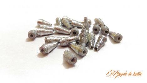 Margele de hartie conice 15mm