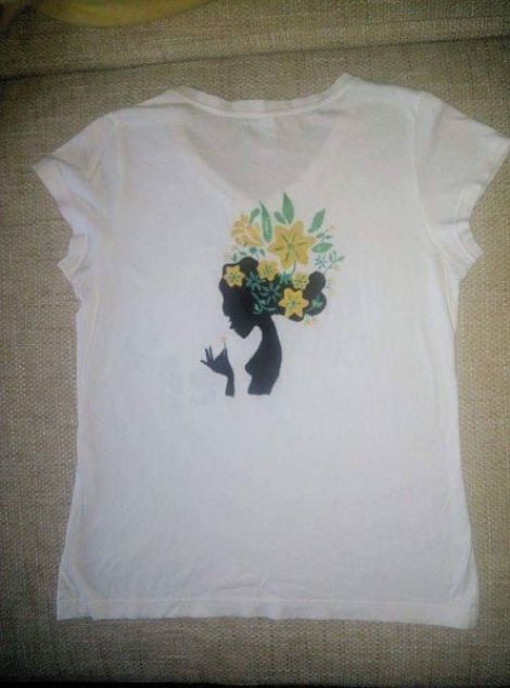 Tricou pictat