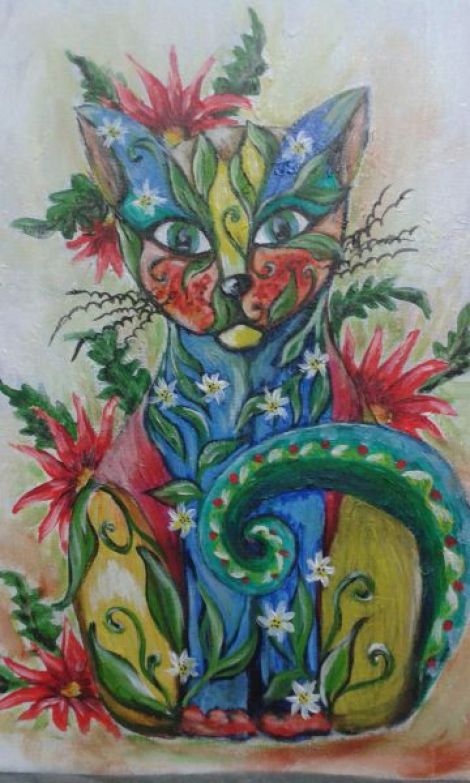tablou pisica