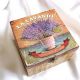 Cutie din lemn -lavanda -