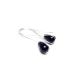 Cercei sarma argintata si black onyx mic