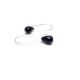 Cercei sarma argintata si black onyx mic