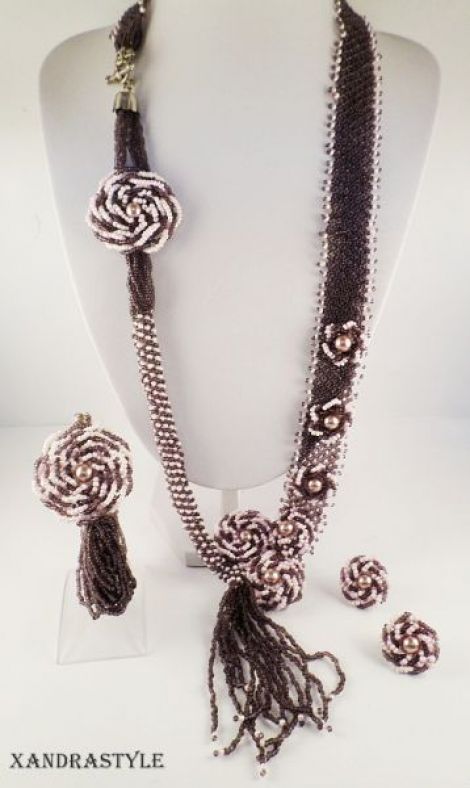 Set Gradina cu trandafiri - mov-lila