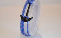 Bratara nautica din paracord cu ancora - model 7