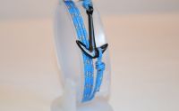 Bratara nautica din paracord cu ancora - model 6