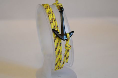 Bratara nautica din paracord cu ancora - model 4