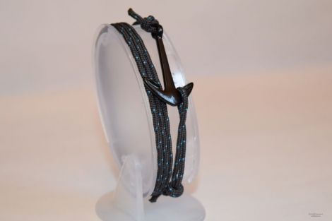Bratara nautica din paracord cu ancora - model 2